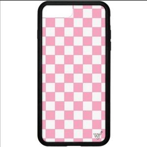 Wildflower Pink&White Checkers Case